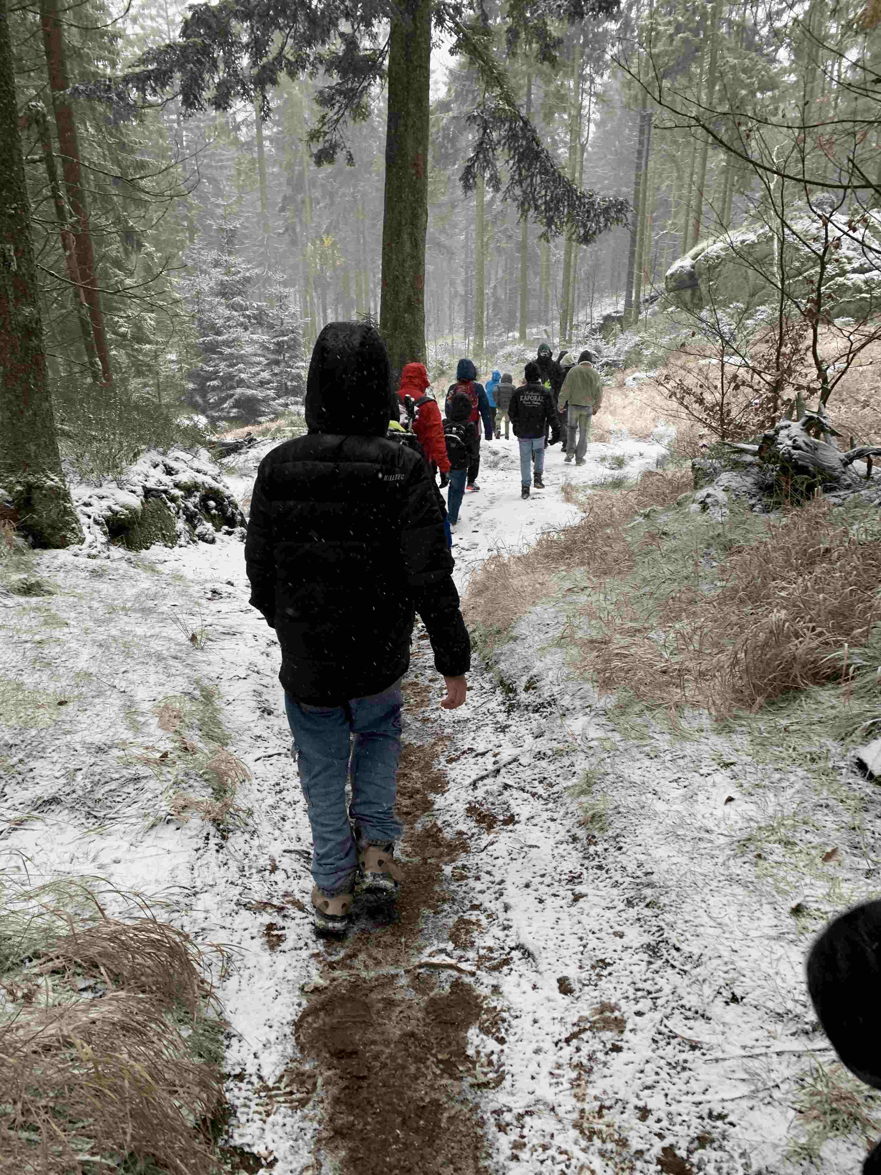 Gruppe Wandern