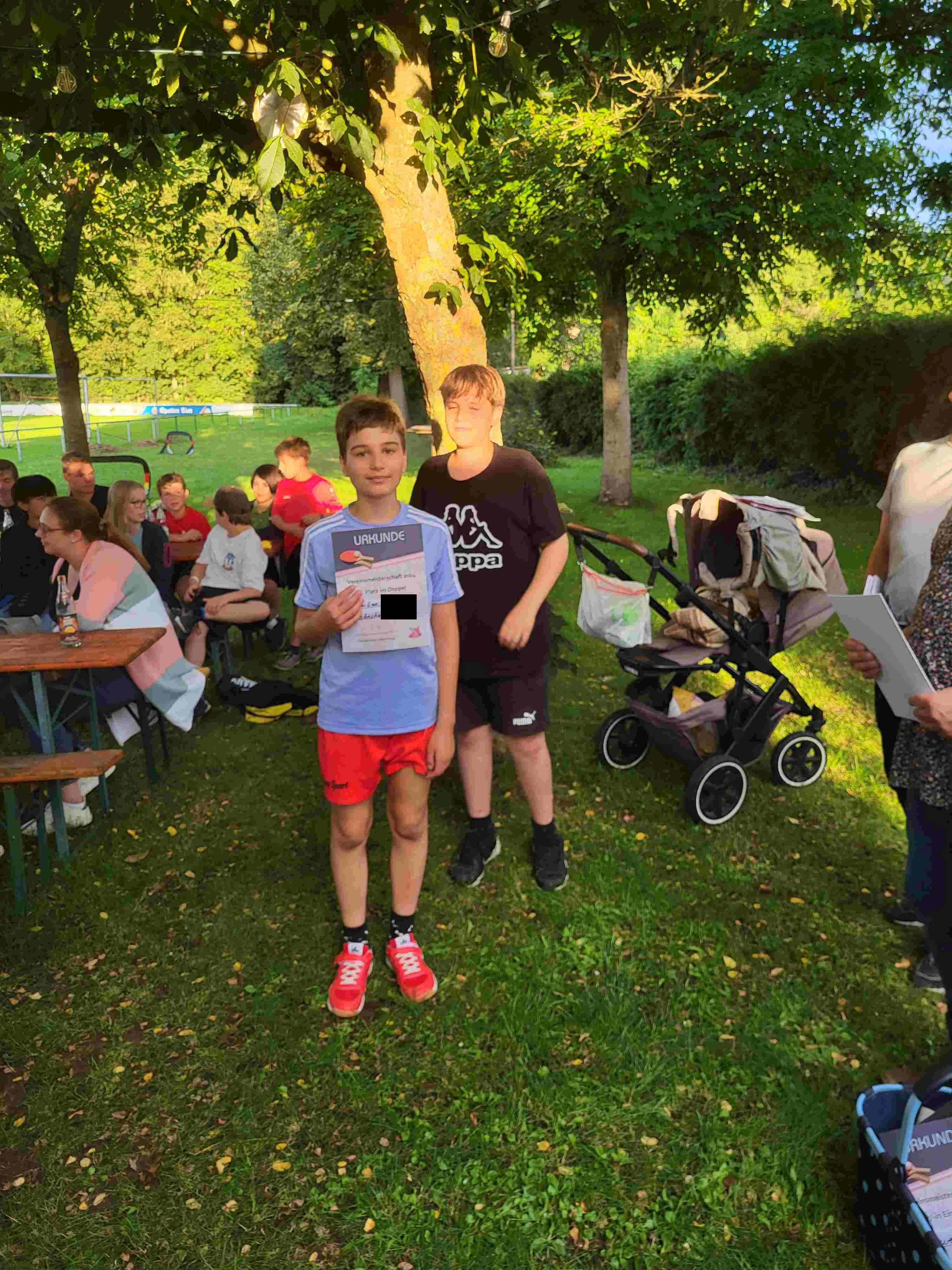 Jugend Doppel 3. Platz Emilian Königseder Sebastian Zwingel ohne Nachnamen