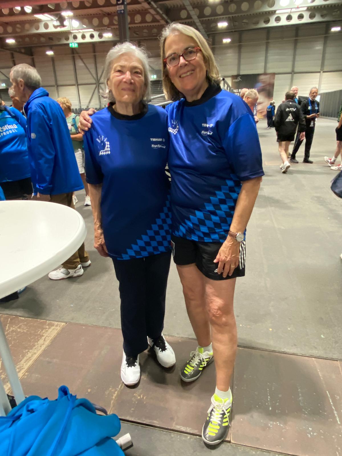 Gisela Fiedler und Lore Eichhorn gewannen die Goldmedalle bei den TT-Fianls in Erfurth 2026